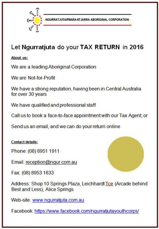 Tax Poster