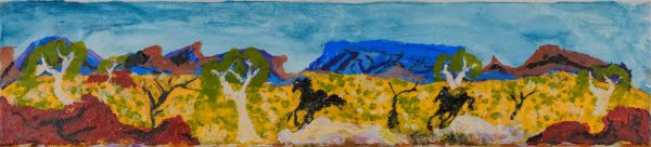 Two Black Brumbies on Kaltukatjara Country (Docker River)
