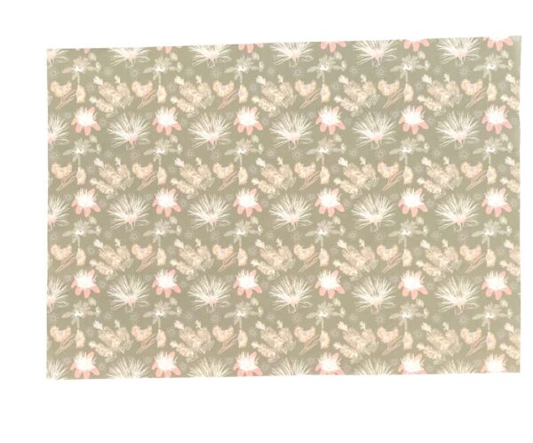 Fat Quarter - Mim Cole - Bush Flowers g - Image 3