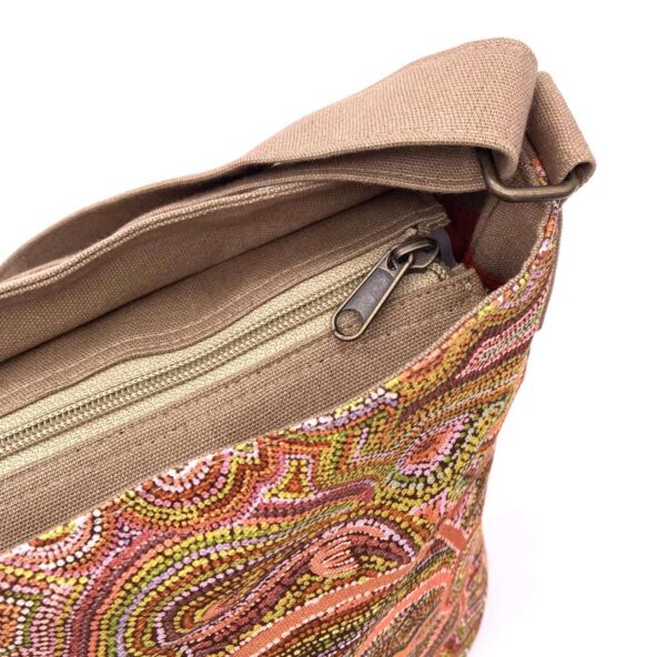 Nancy Bag - Warlu Goanna Dreaming Br - Image 2
