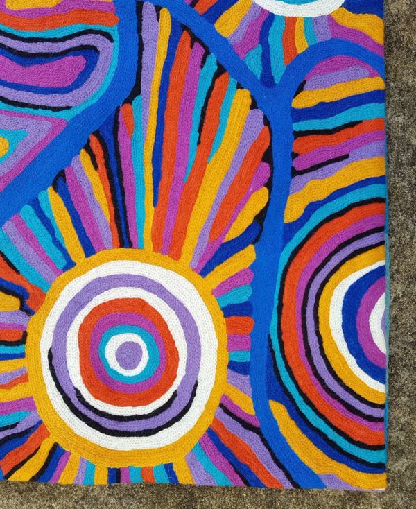 Kilim (S) - Ngapa Jukurrpa (Water Creation Story) - Tina Napangardi Martin - Image 2