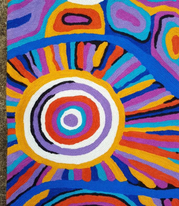 Kilim (S) - Ngapa Jukurrpa (Water Creation Story) - Tina Napangardi Martin - Image 3