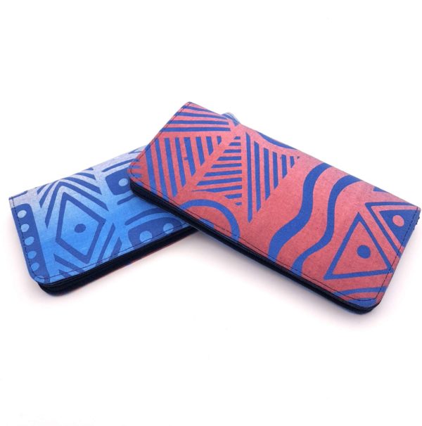 Donna Purse - Vintage Tiwi Design - Pink - Blue