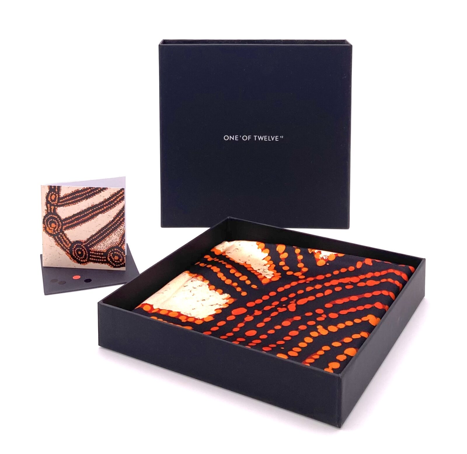 Silk scarf - Untitled by Willy Tjungurrayi - Image 3